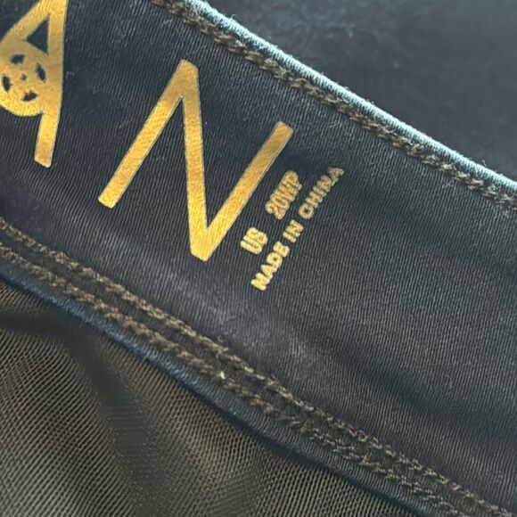 Iman Global Chic Womens Plus 360 Slim Boot Cut Dark Blue Denim Streetwear Jeans - Picture 5 of 16